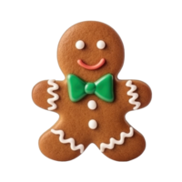 Gingerbread Man isolated. Illustration png