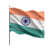 nazionale indiano bandiera sfondo. illustrazione ai generativo png