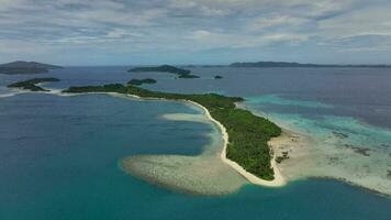 Palawan Luxury Islands With White Beaches, Aerial View, Philippines video