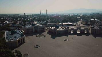 antenn panorama av taraz stad Centrum, kazakhstan video