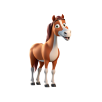3D Realistic Cute Horse png