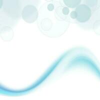 Abstract blue wave background. vector