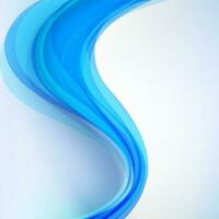 Abstract blue wave background. vector