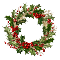 Beautiful Christmas Wreath. png