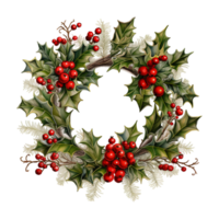 Beautiful Christmas Wreath. png