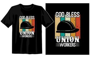 Clásico labor día t camisa vector, internacional labor día t camisas, internacional trabajadores día t camisa vector