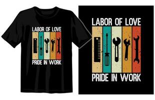 Vintage Labor Day T shirt vector, International Labor Day T shirts, International Workers Day t shirt vector