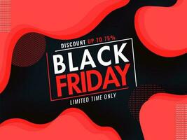 End of season, Black Friday Sale Template Design vector