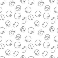 Pills Seamless Pattern for Printing and Wrapping vector