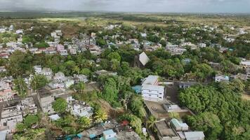 trou d'eau douce Dorf oben Sicht, Mauritius video