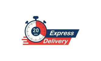 Express Delivery set stock illustration vector