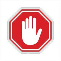 Stop Most Common Safety Signs vector