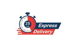 Express Delivery set stock illustration vector