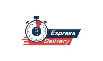 Express Delivery set stock illustration vector