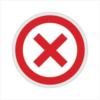 Cancel Signs vector