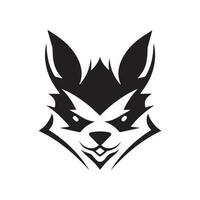 Wolf Logo design, wolf mascot logo design. wolf illustration. vector logo