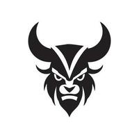 head of bull, bull vector