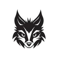 Wolf Logo design, wolf mascot logo design. wolf illustration. vector logo