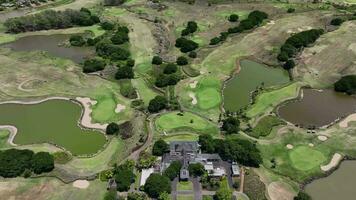 Golf Club In Bel Ombre, Mauritius Aerial Coast video