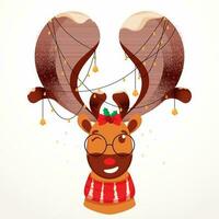 Cartoon Reindeer Character vector