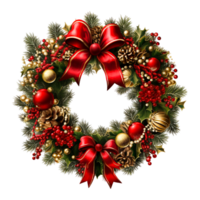 Beautiful Christmas Wreath. png