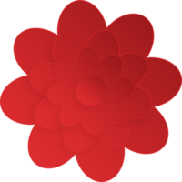 Blume, Element von Blumen- Papier schneiden. Papier Schnitt von Blume gestalten und Frühling Symbol. png