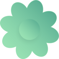 Blume, Element von Blumen- Papier schneiden. Papier Schnitt von Blume gestalten und Frühling Symbol. png