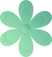 Flower, Element of floral paper cut. Paper cut of flower shape and spring symbol. png