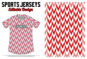 Abstract background jersey design for sport uniform vector