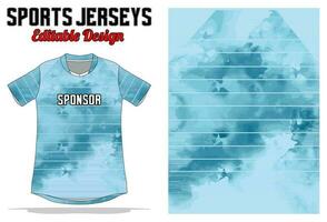 Abstract background jersey design for sport uniform vector