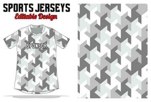 Abstract background jersey design for sport uniform vector