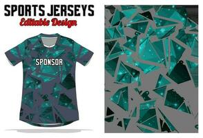 Abstract background jersey design for sport uniform vector