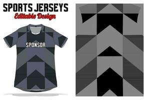 Abstract background jersey design for sport uniform vector