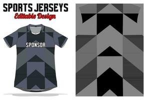 Abstract background jersey design for sport uniform vector