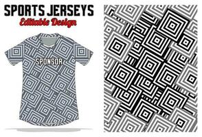 Abstract background jersey design for sport uniform vector