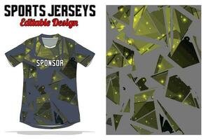 Abstract background jersey design for sport uniform vector