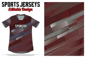 Abstract background jersey design for sport uniform vector