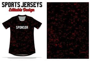 Abstract background jersey design for sport uniform vector
