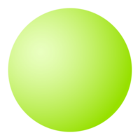 gradiente esfera forma png