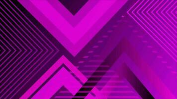 Pink color multiple triangular shapes element background video