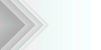 Gradient paper cut abstract background. White arrowhead right triangle. Design element for template, card, cover, banner, poster, backdrop, wall. Vector illustration.