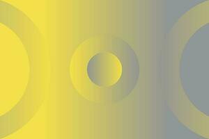 Yellow circle with gray gradient. Vertical abstract background pattern. Composition for design tile, cover, poster, textile, flyer, banner, brochure, wall. Vector illustration.