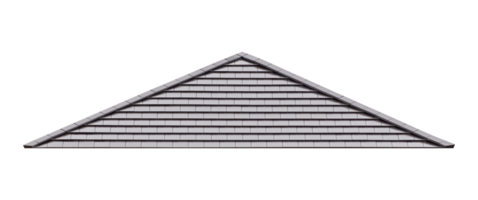 Mockup hip roof gray tile pattern png