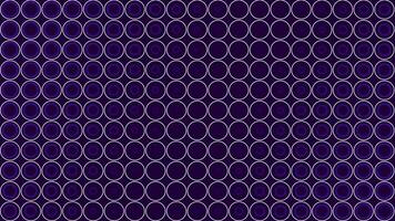 lila Färg cirklar former rör på sig i diagonal mönster bakgrund video
