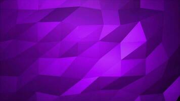 Purple color low poly background video