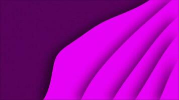 Pink color 3d shape changing abstract background video