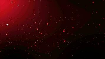 Red particles Background video