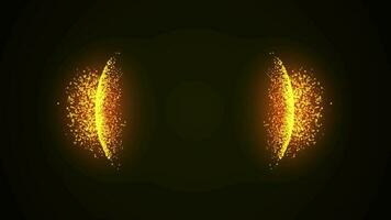 cirkulär partiklar bakgrund video