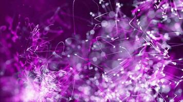 pink exploding particles abstract wavy pattern background video