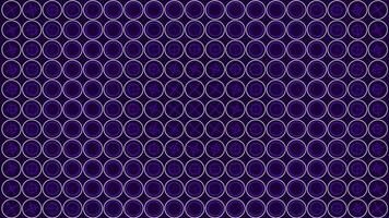 purple color circles and cross shapes moving in circular pattern background video